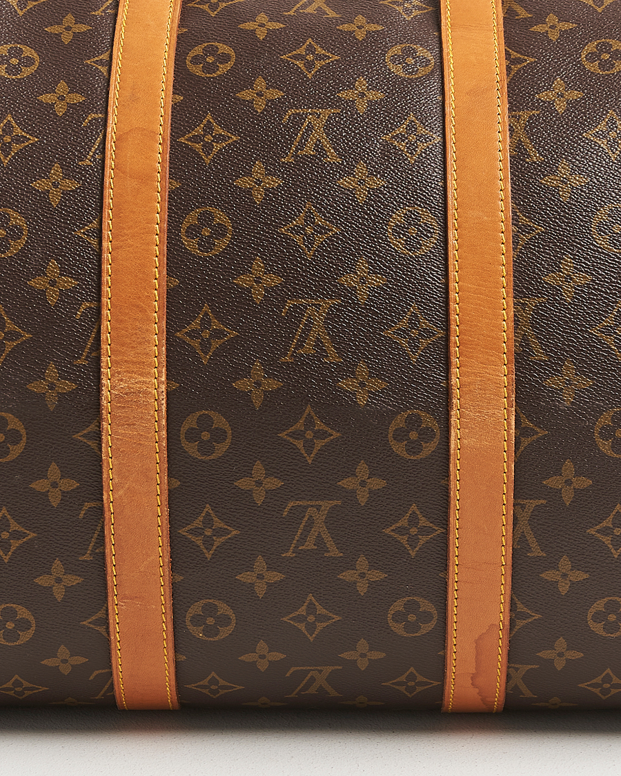 Heren | Pre-Owned & Vintage Bags | Louis Vuitton Pre-Owned | Keepall Bandoulière 55 Monogram