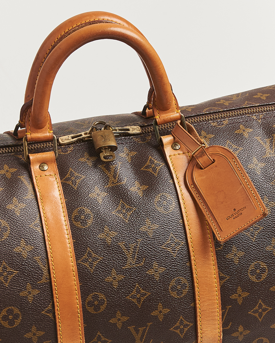 Heren | Pre-Owned & Vintage Bags | Louis Vuitton Pre-Owned | Keepall Bandoulière 55 Monogram