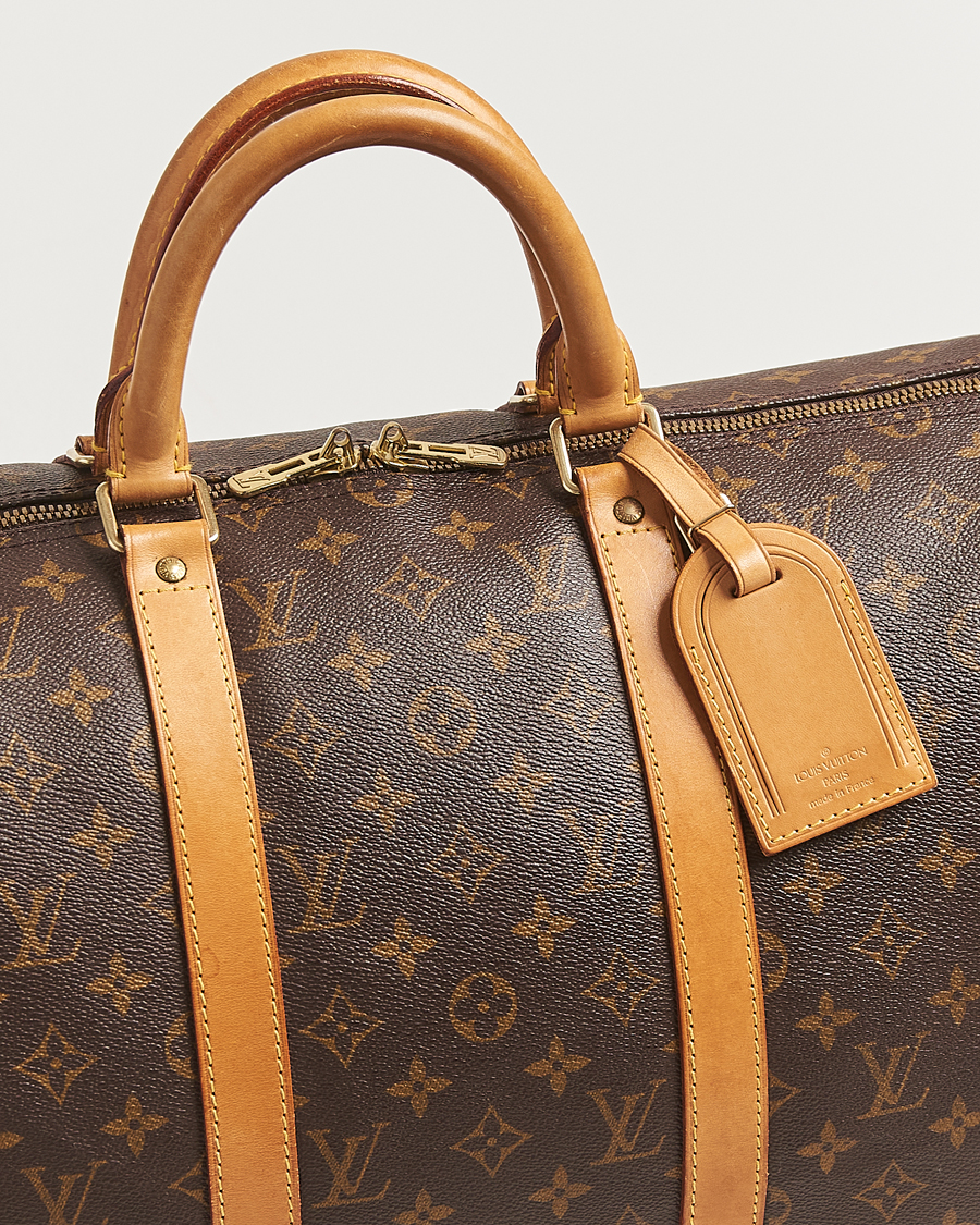 Heren | Pre-Owned & Vintage Bags | Louis Vuitton Pre-Owned | Keepall Bandoulière 50 Monogram