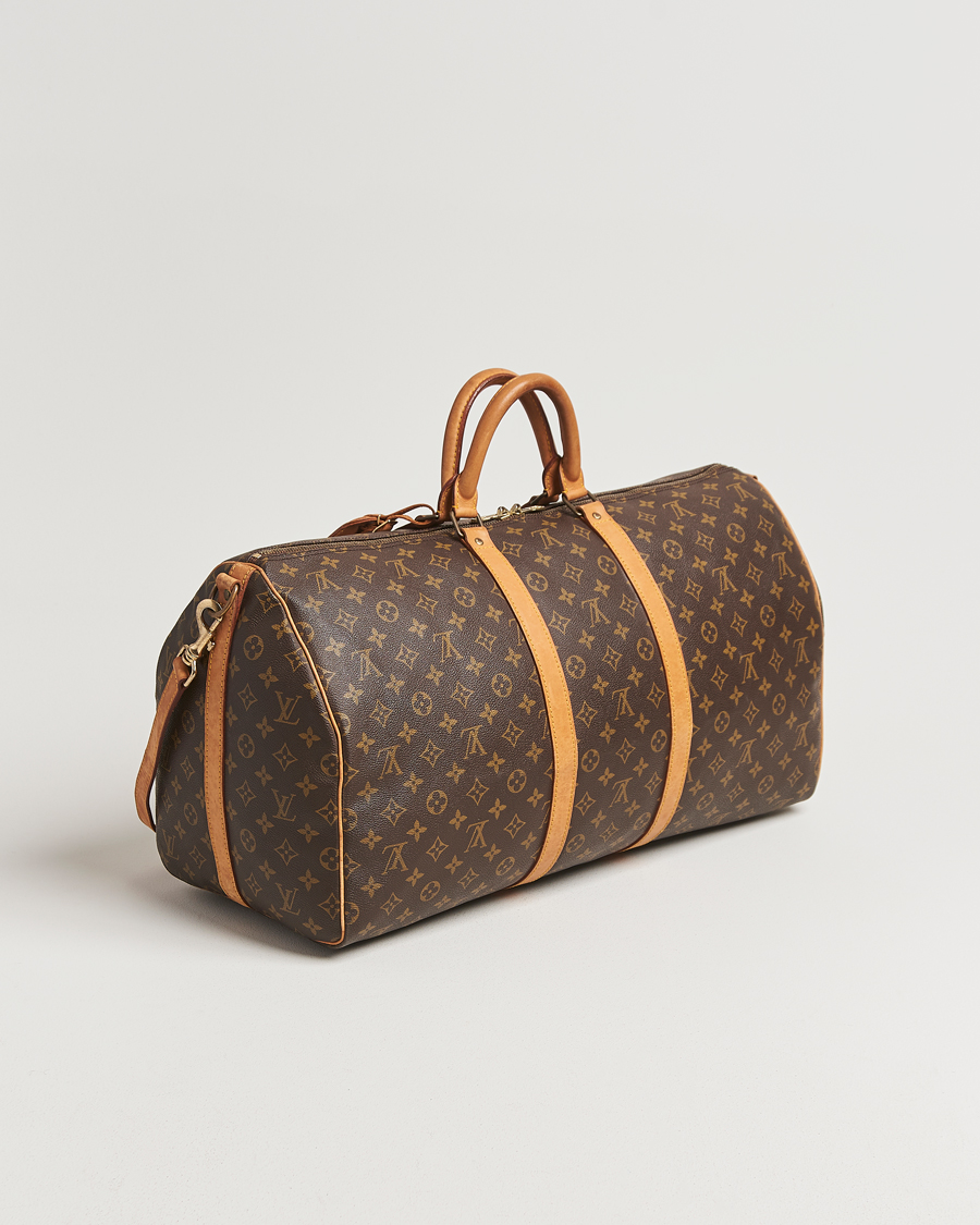 Homme | Pre-Owned & Vintage Bags | Louis Vuitton Pre-Owned | Keepall Bandoulière 55 Monogram