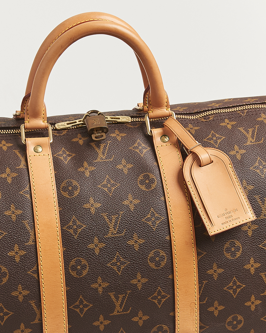 Heren | Louis Vuitton Pre-Owned Keepall Bandoulière 55 Monogram | Louis Vuitton Pre-Owned | Keepall Bandoulière 55 Monogram