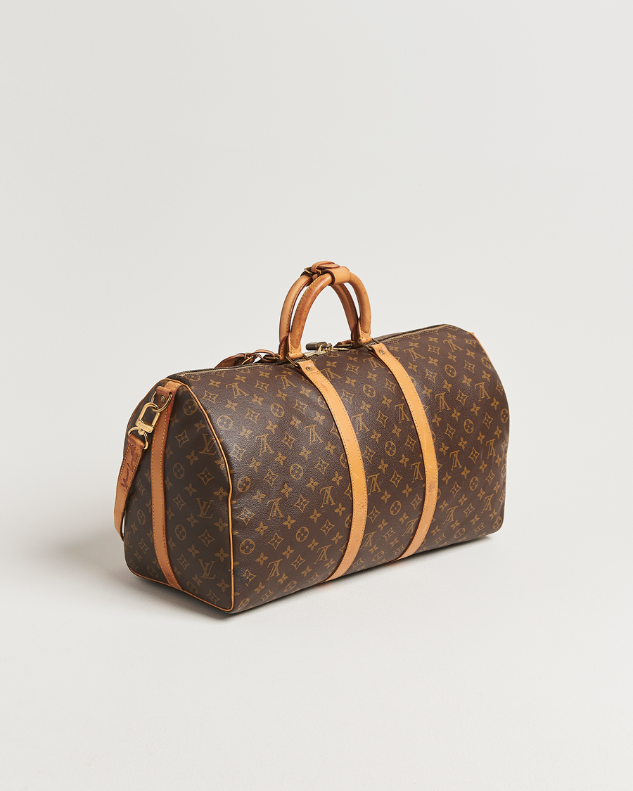 Homme | Pre-Owned & Vintage Bags | Louis Vuitton Pre-Owned | Keepall Bandoulière 50 Monogram