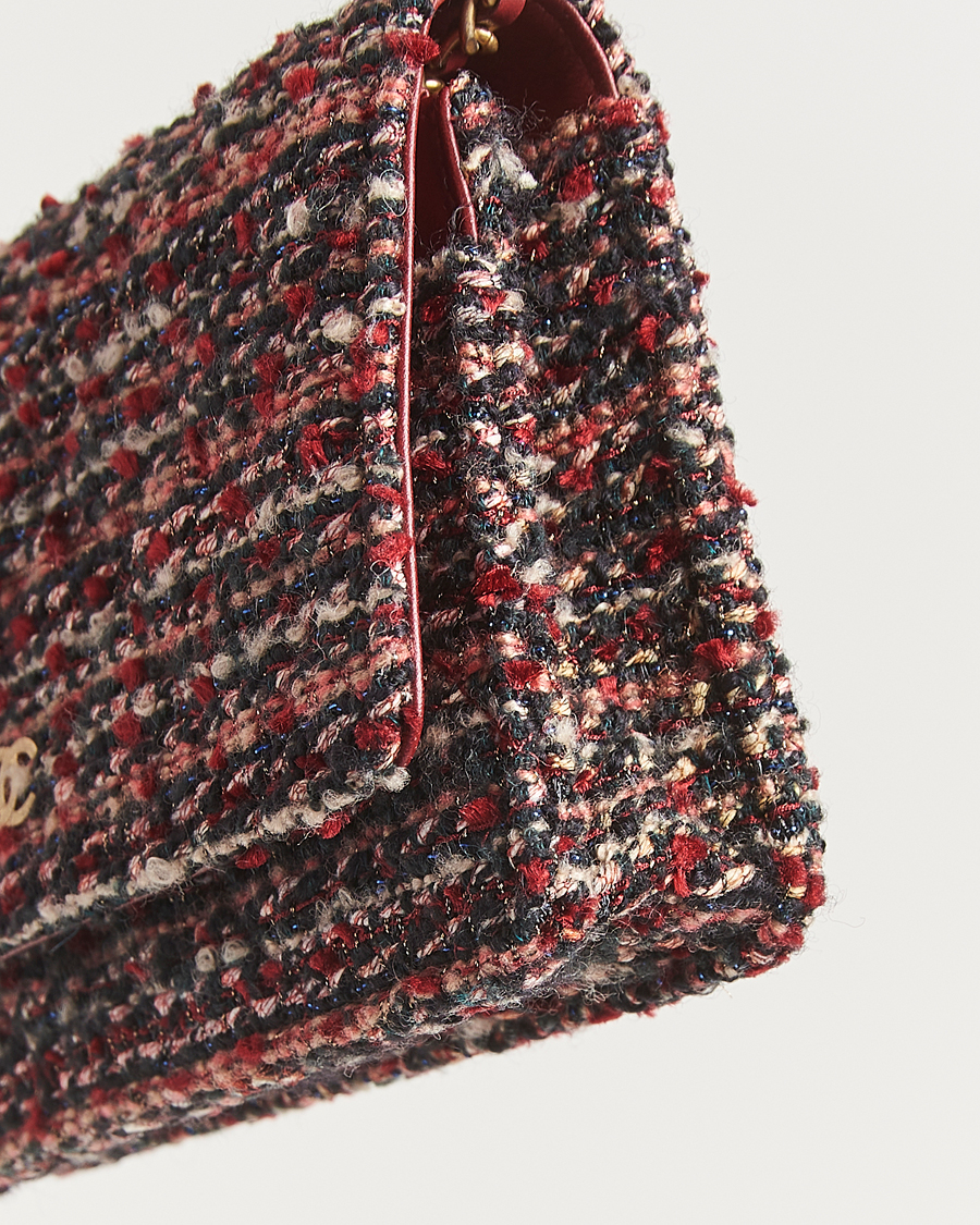 Heren | Pre-Owned & Vintage Bags | Chanel Pre-Owned | Tweed Wallet On Chain Red