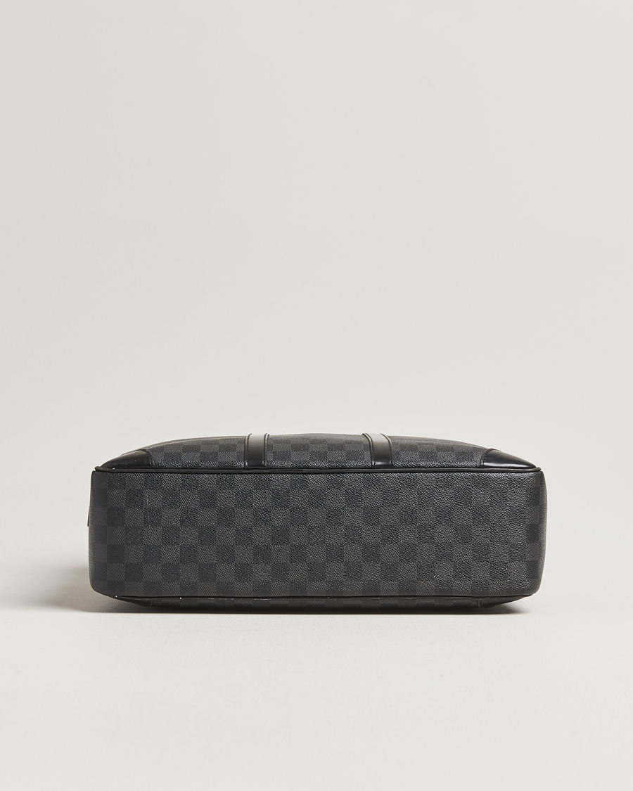 Heren | Pre-Owned & Vintage Bags | Louis Vuitton Pre-Owned | Porte Document Voyager Damier Graphite