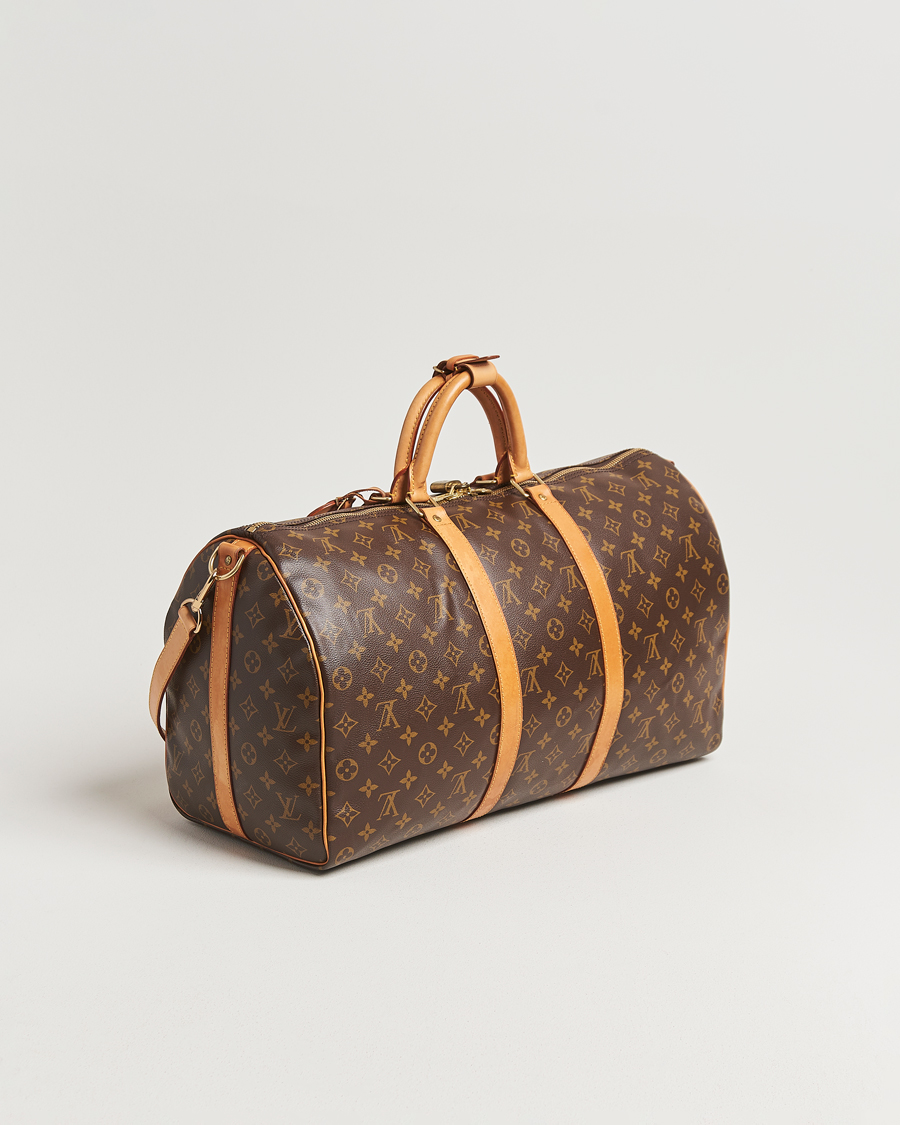 Homme | Pre-Owned & Vintage Bags | Louis Vuitton Pre-Owned | Keepall Bandoulière 50 Monogram