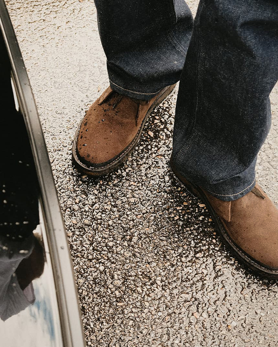 Heren | Laarzen | Astorflex for Care of Carl | Stormflex Suede Dark Brown