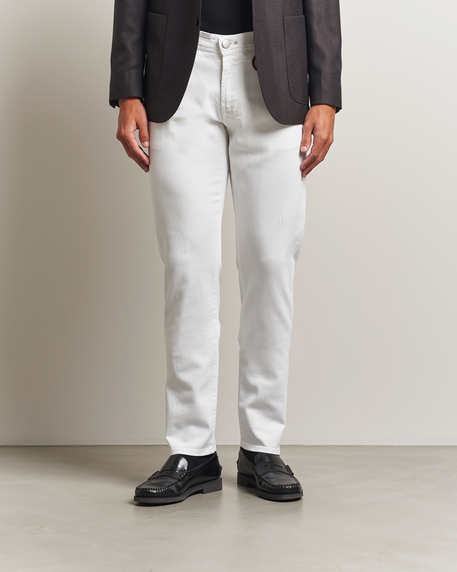 Heren | Jeans | Tramarossa | Michelangelo Stretch Jeans White Raw