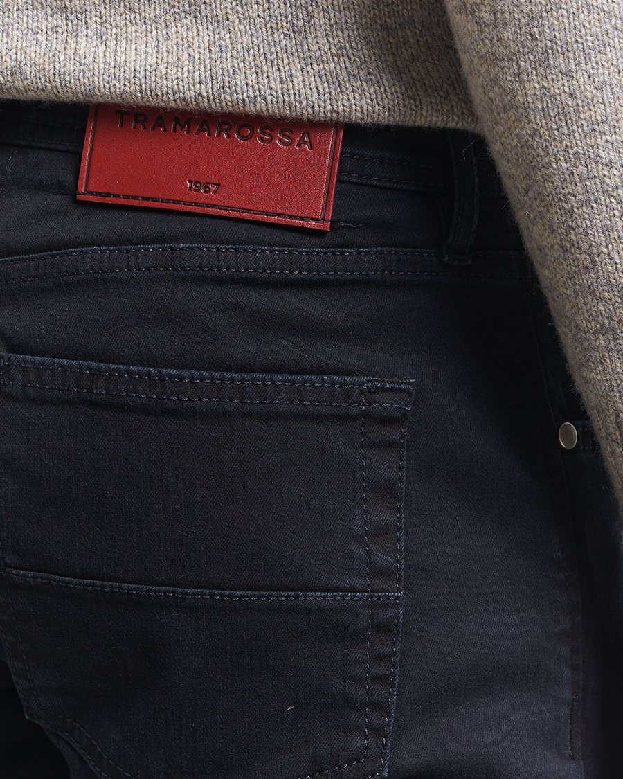 Heren | Jeans | Tramarossa | Michelangelo Stretch Jeans Blue Black