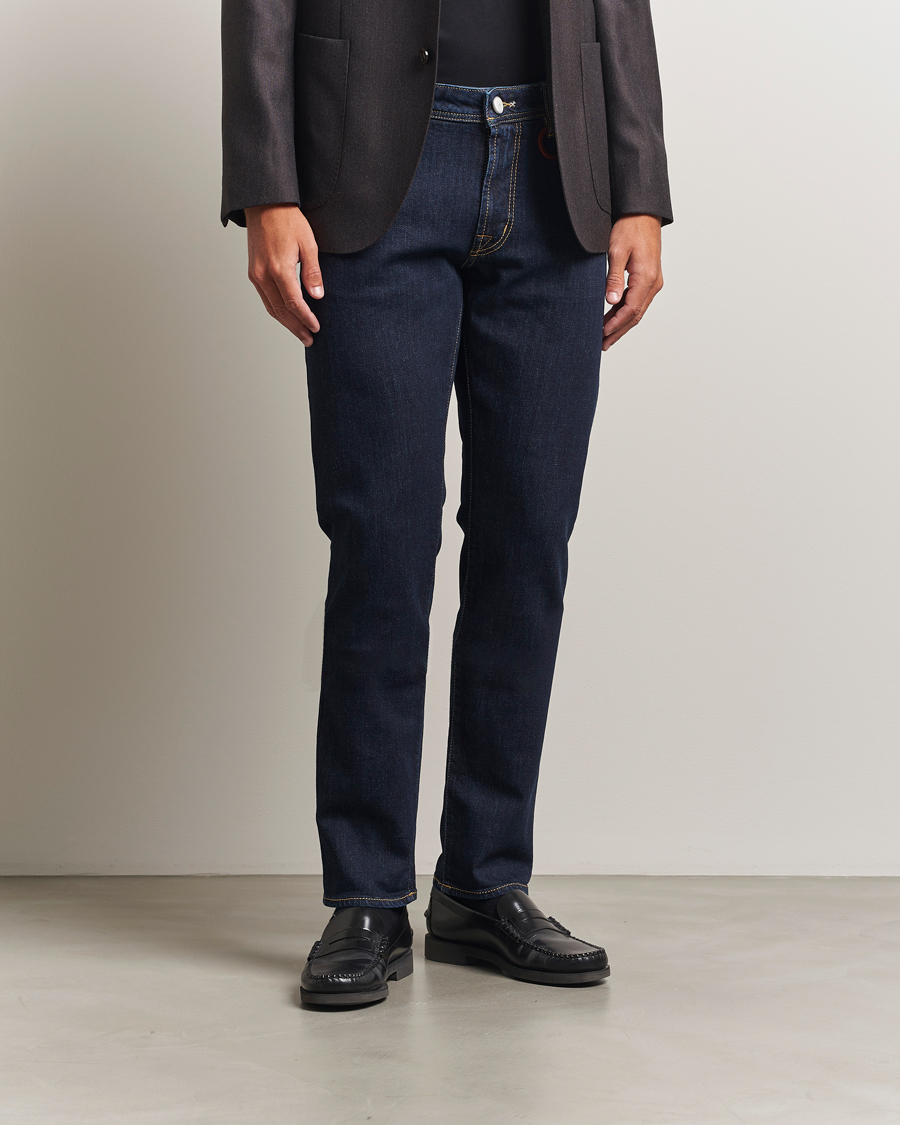 Heren | Broeken | Tramarossa | Michelangelo Stretch Jeans Blue Raw