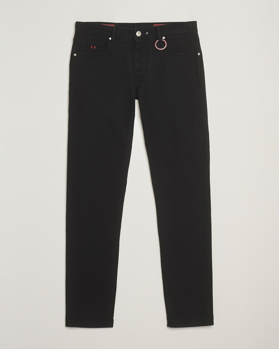 Heren | Jeans | Tramarossa | Michelangelo Stretch Jeans Black Raw