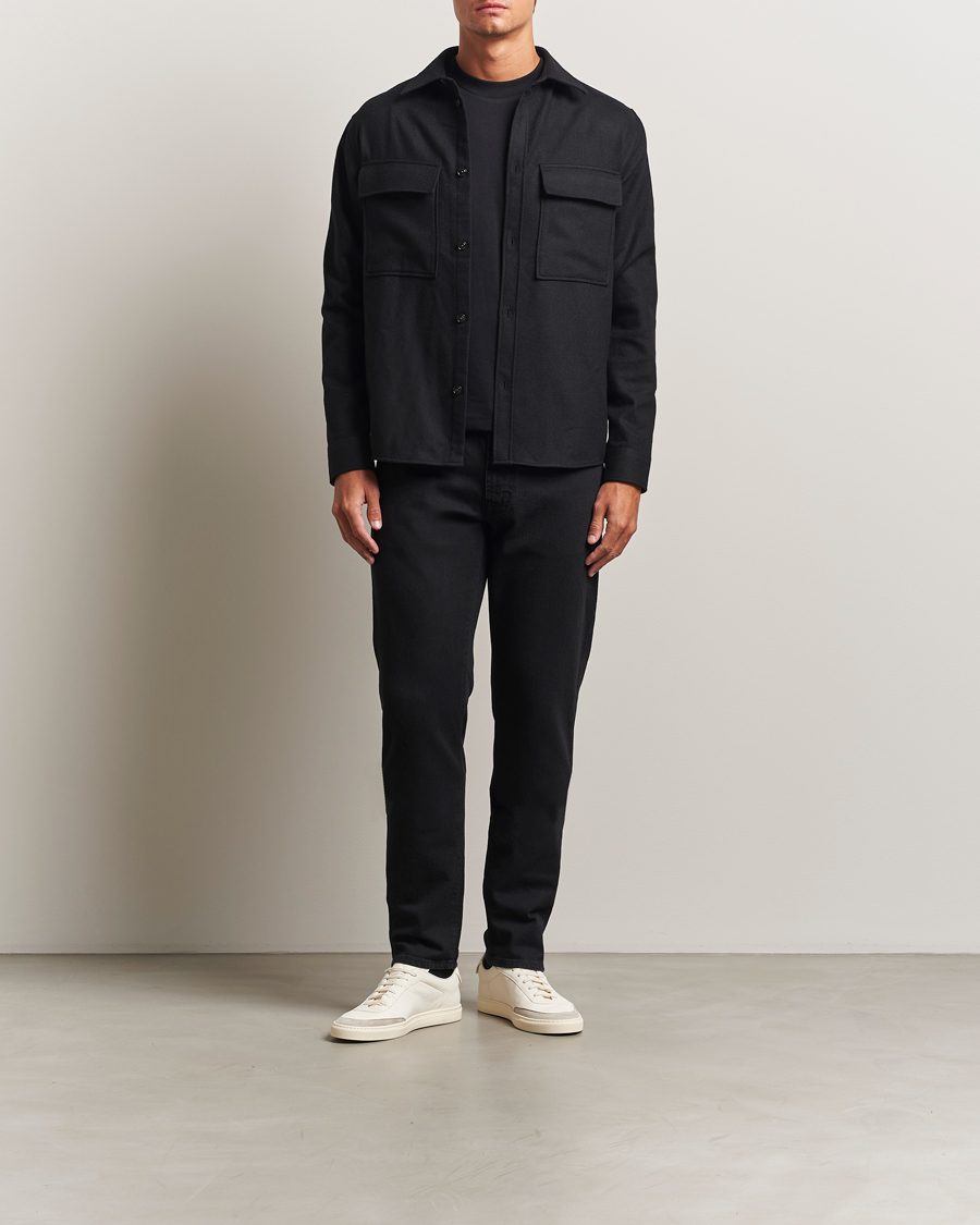 Heren | Jeans | Tramarossa | Michelangelo Stretch Jeans Black Raw