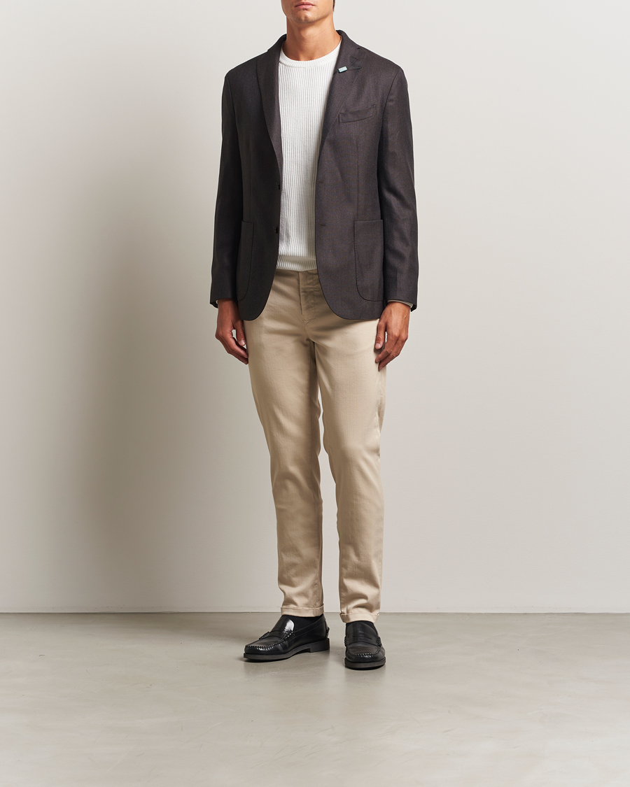 Homme | Pantalons | Tramarossa | Luis Superstrech Cotton Chino Beige