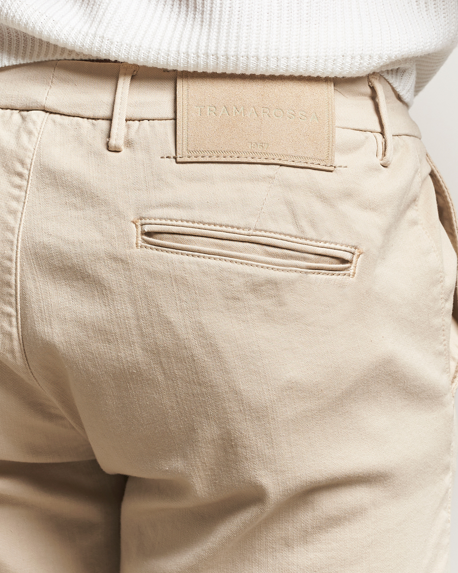Homme | Pantalons | Tramarossa | Luis Superstrech Cotton Chino Beige