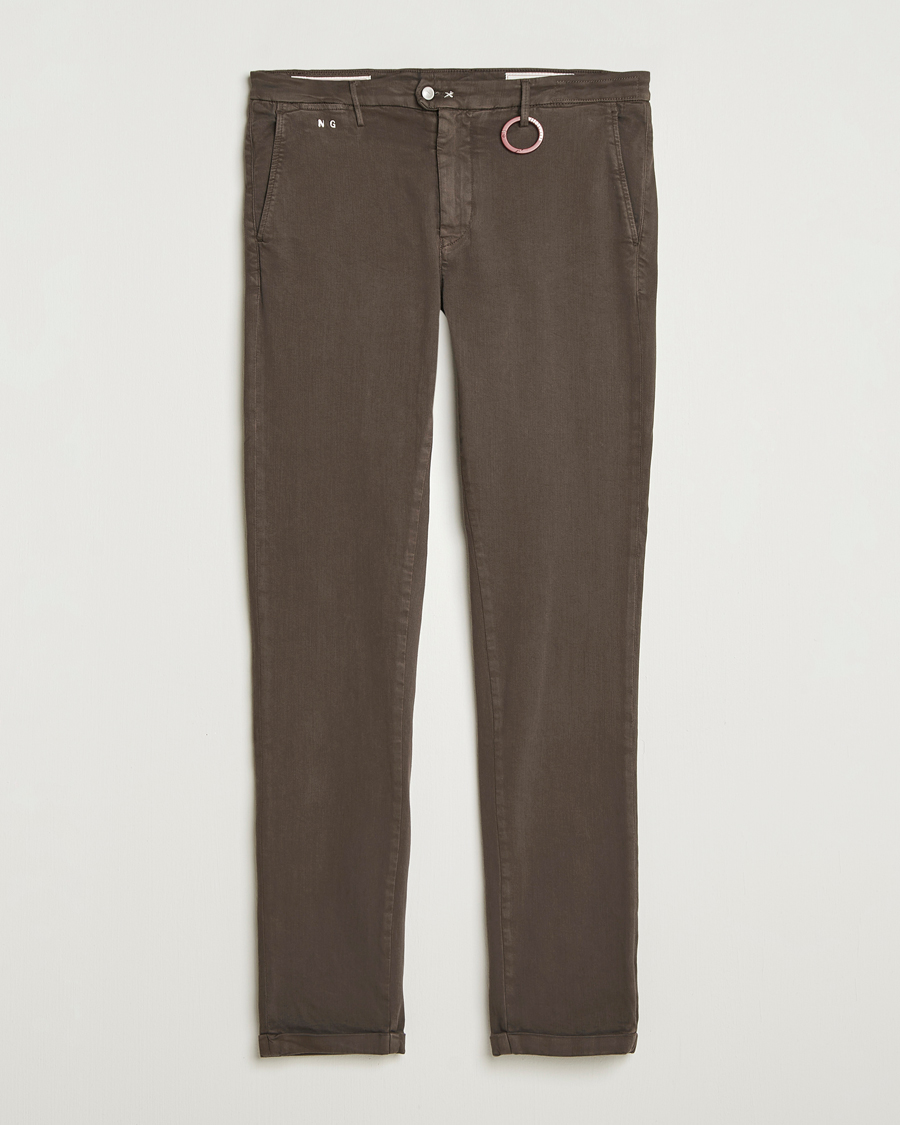 Homme | Pantalons | Tramarossa | Luis Superstrech Cotton Chino Brown