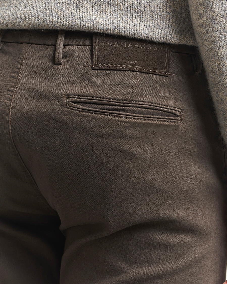 Homme | Pantalons | Tramarossa | Luis Superstrech Cotton Chino Brown