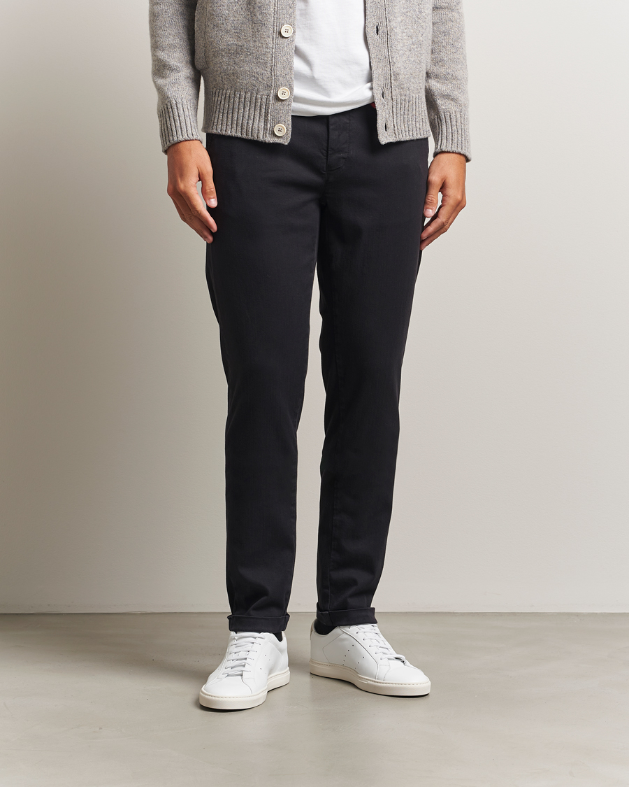 Homme | Pantalons | Tramarossa | Luis Superstrech Cotton Chino Black