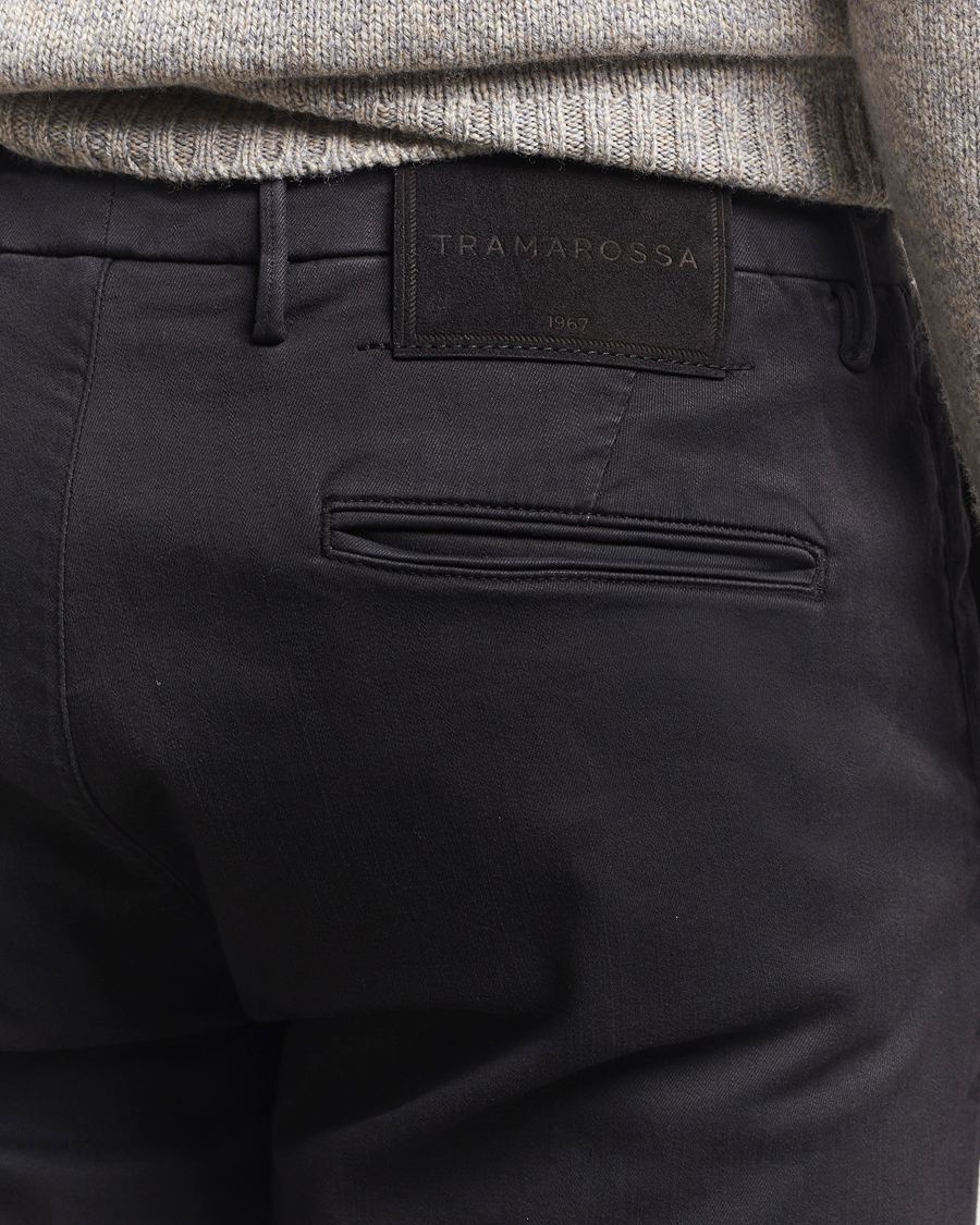Homme | Pantalons | Tramarossa | Luis Superstrech Cotton Chino Black