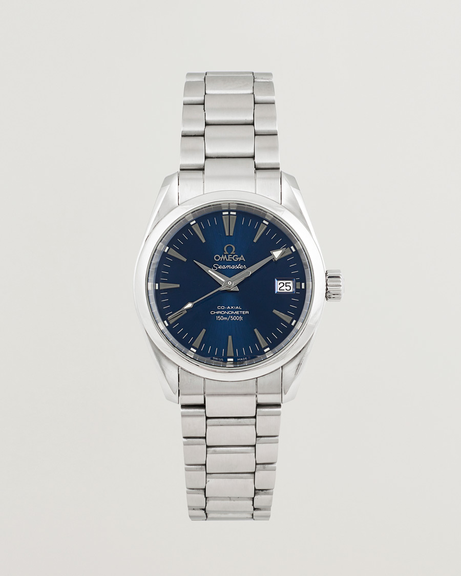 Heren | Omega Pre-Owned Seamaster Aqua Terra 150M Blue | Omega Pre-Owned | Seamaster Aqua Terra 150M Blue