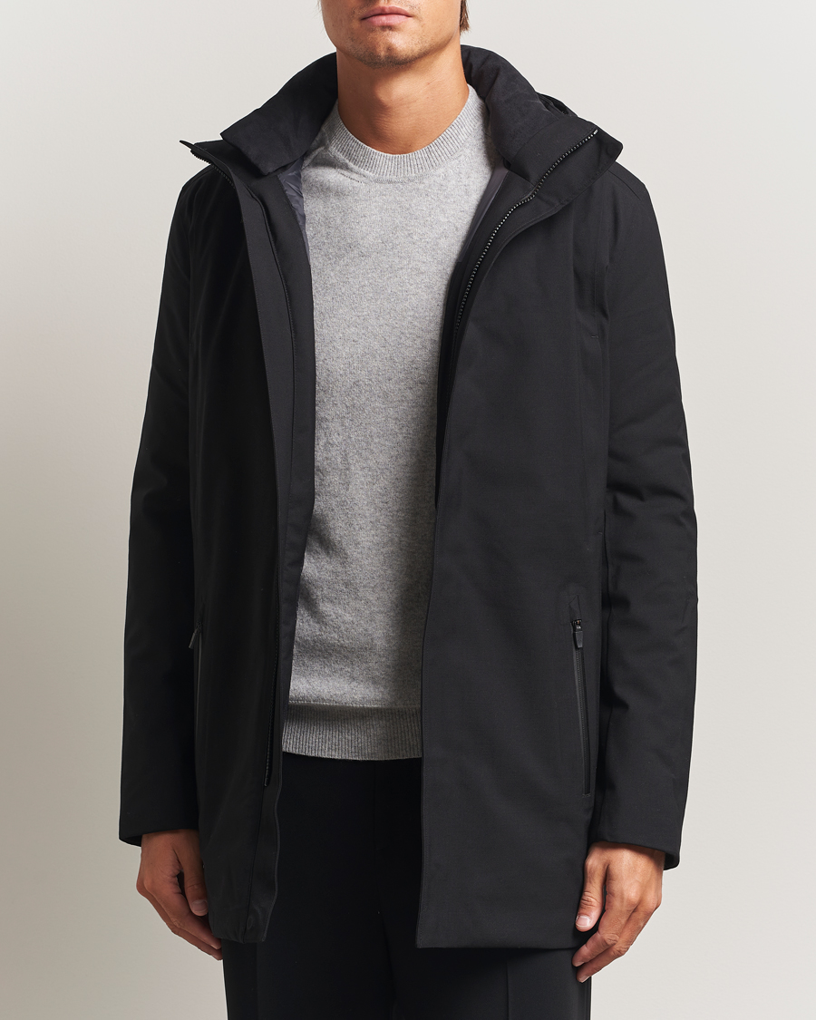 Homme | Manteaux Et Vestes | UBR | Regulator Parka Savile Black Wool
