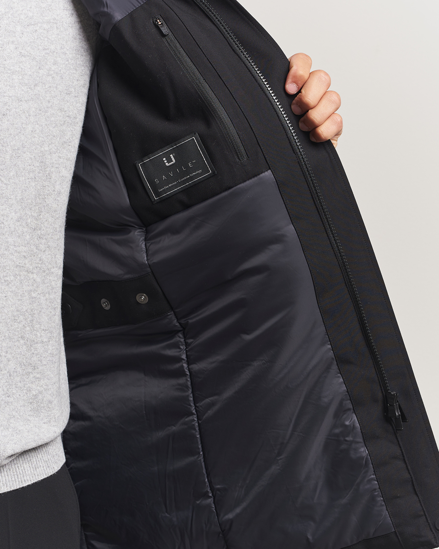 Homme | Manteaux Et Vestes | UBR | Regulator Parka Savile Black Wool