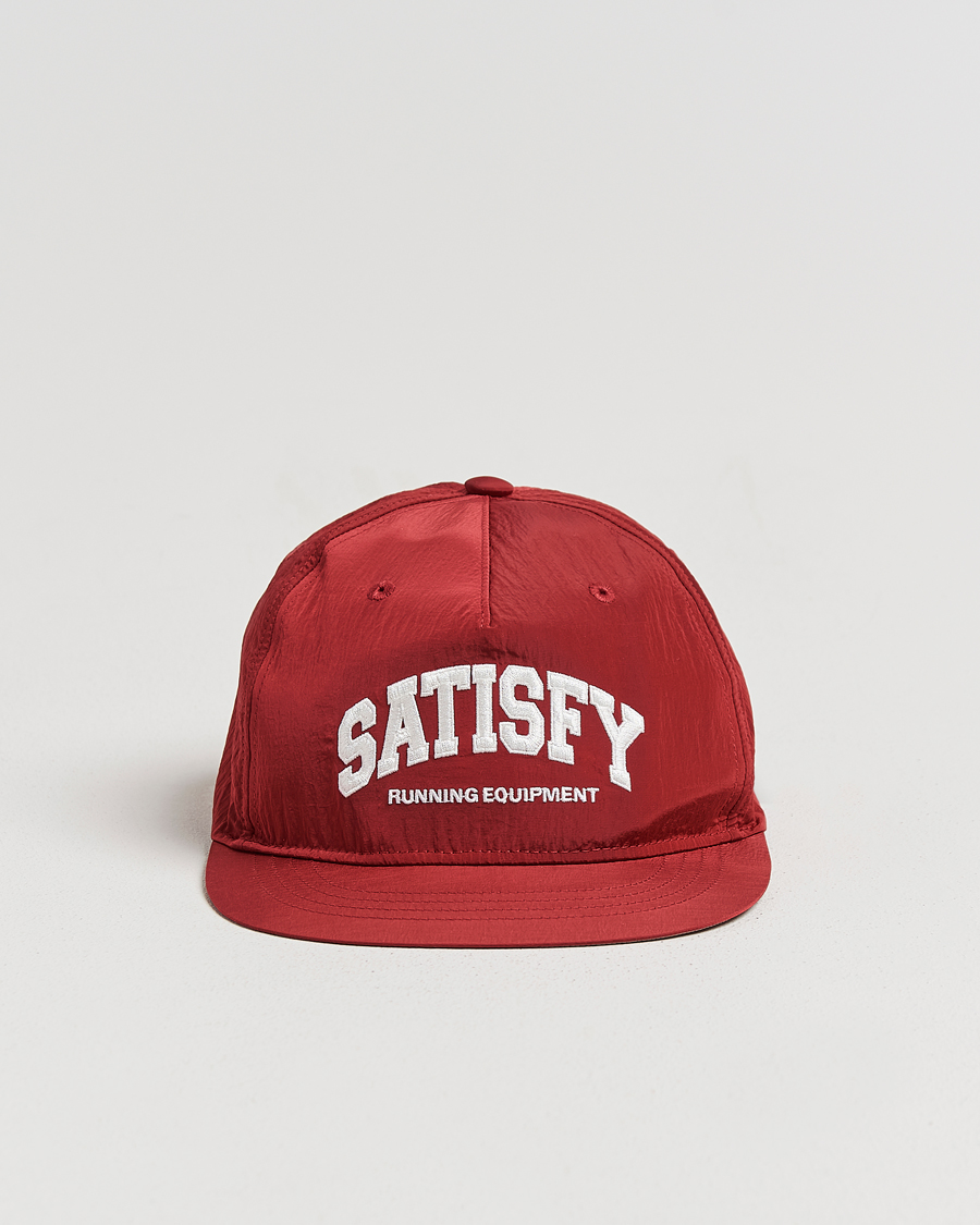 Homme | Bobs Et Casquettes | Satisfy | FliteSilk Running Cap Burgundy