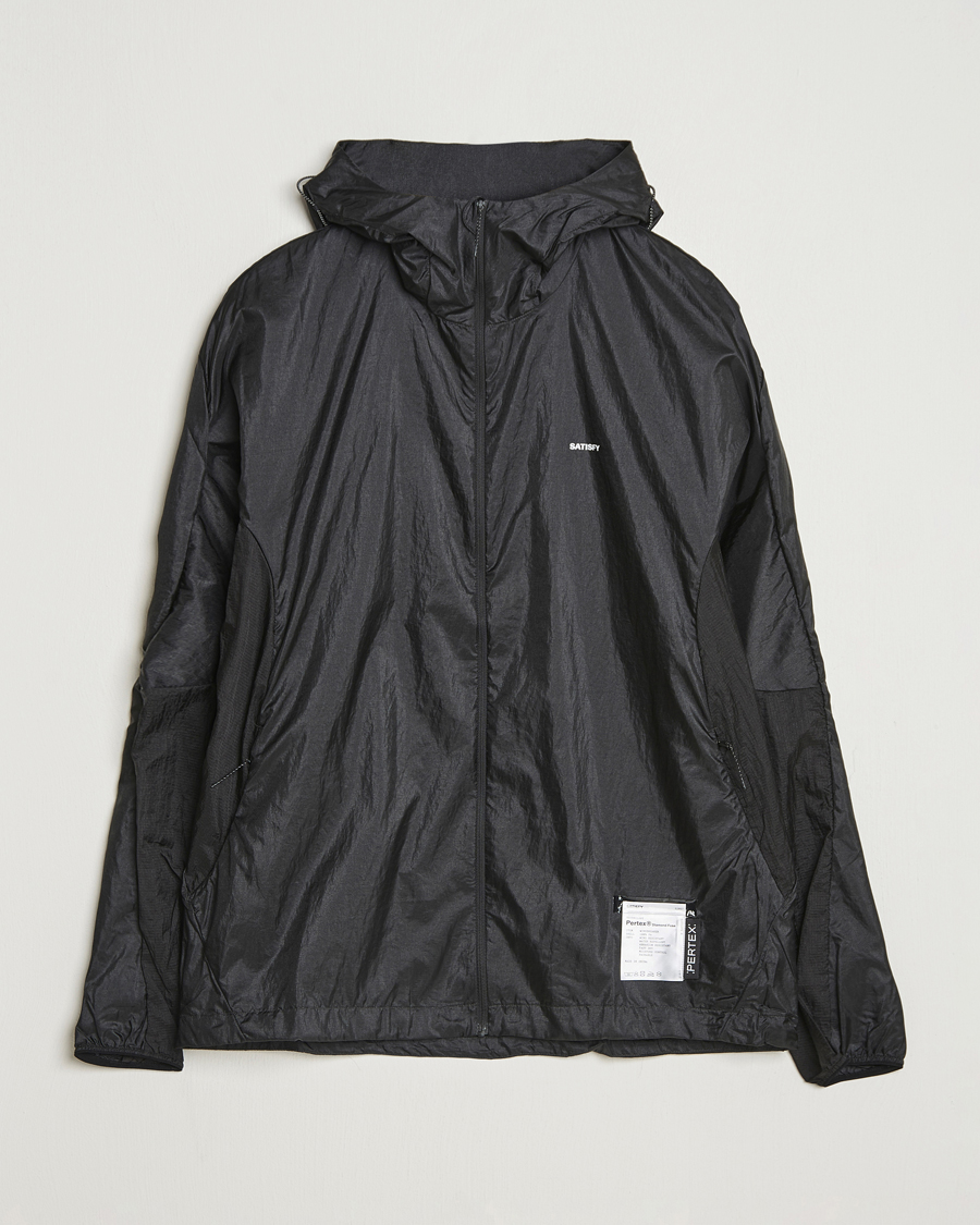Homme | Manteaux Et Vestes | Satisfy | Pertex Diamond Fuse Windbreaker Black