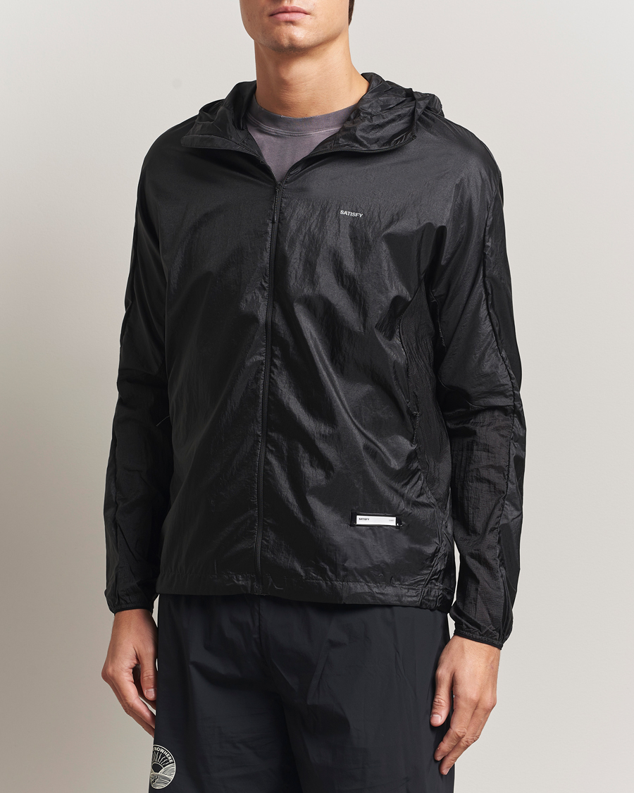 Homme | Manteaux Et Vestes | Satisfy | Pertex Diamond Fuse Windbreaker Black