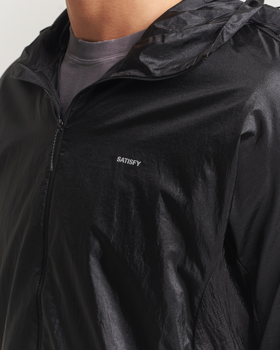 Homme | Manteaux Et Vestes | Satisfy | Pertex Diamond Fuse Windbreaker Black