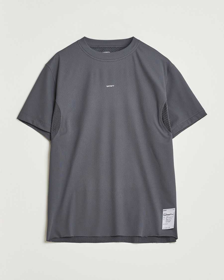 Heren | T-shirts | Satisfy | FuzzFleece Octa T-Shirt Phantom