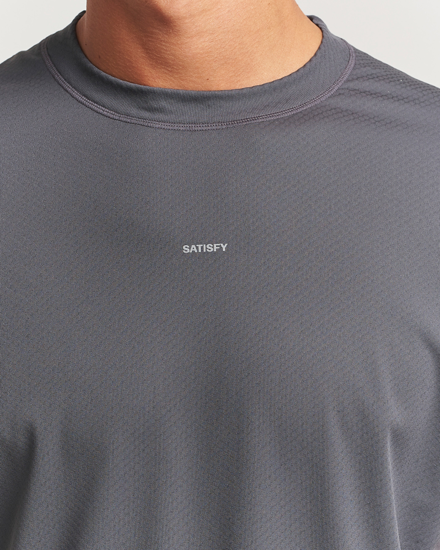 Heren | T-shirts | Satisfy | FuzzFleece Octa T-Shirt Phantom