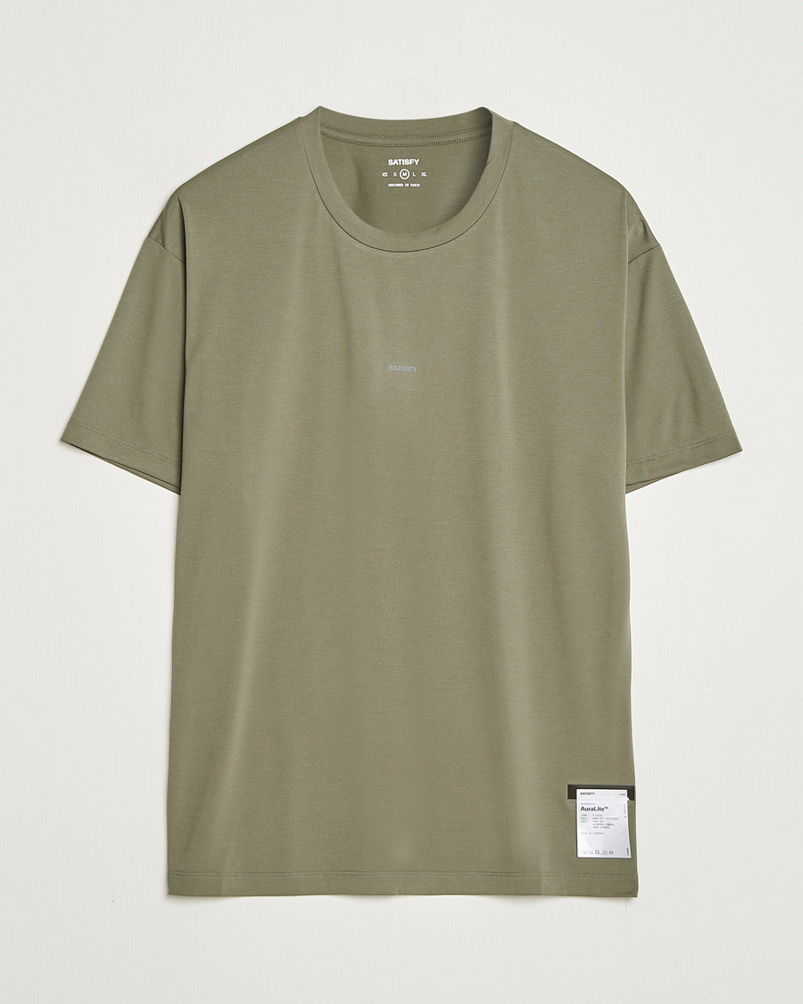 Homme | T-shirts | Satisfy | AuraLite T-Shirt Dusty Olive