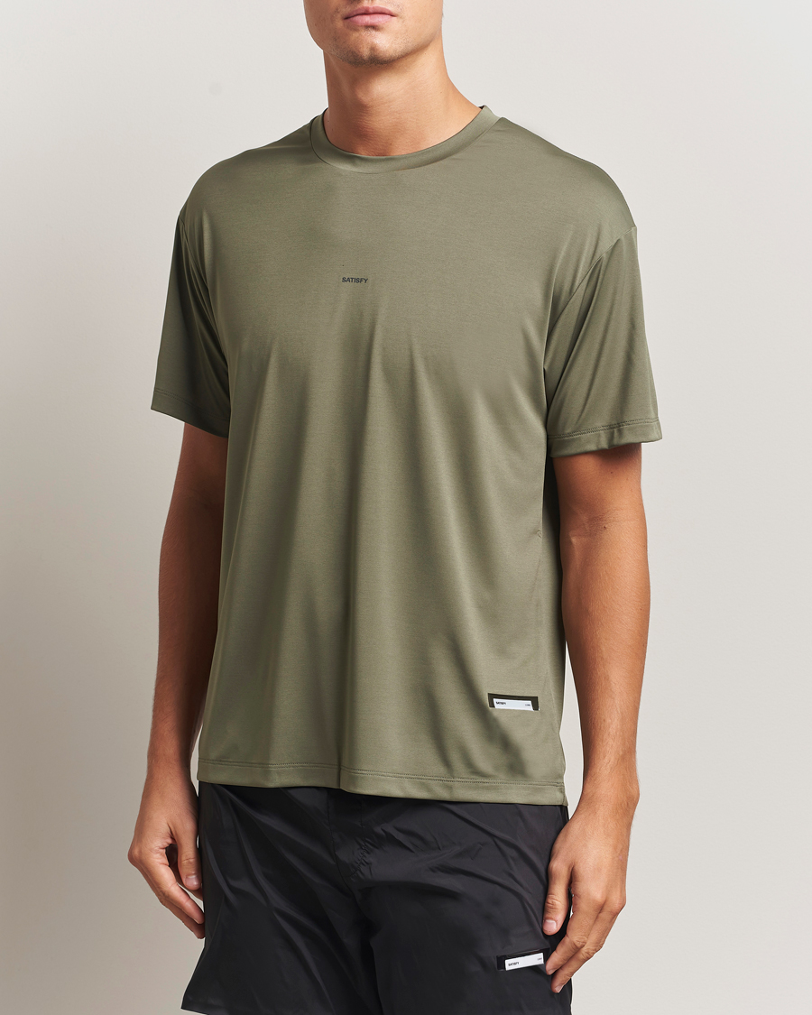 Homme | T-shirts | Satisfy | AuraLite T-Shirt Dusty Olive