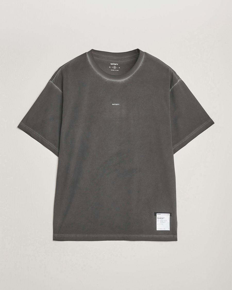 Heren | T-shirts | Satisfy | AuraLite T-Shirt Pigment Black