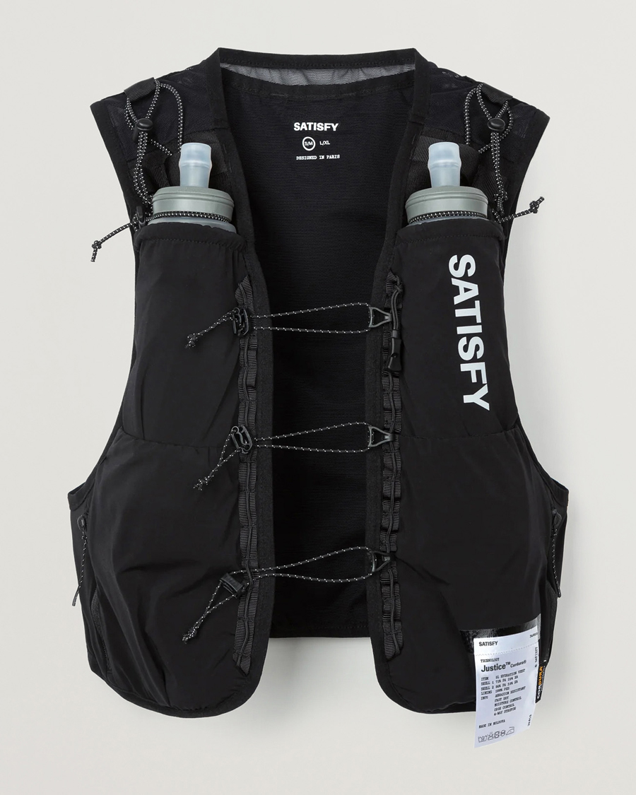Heren | Satisfy Justice Cordura Hydration Vest 5L Black | Satisfy | Justice Cordura Hydration Vest 5L Black