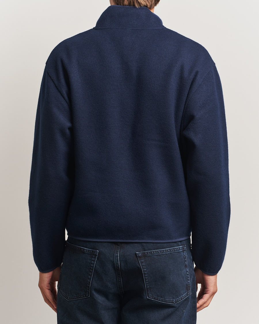 Homme | Pulls Et Tricots | Sunflower | Wool Half Zip Navy