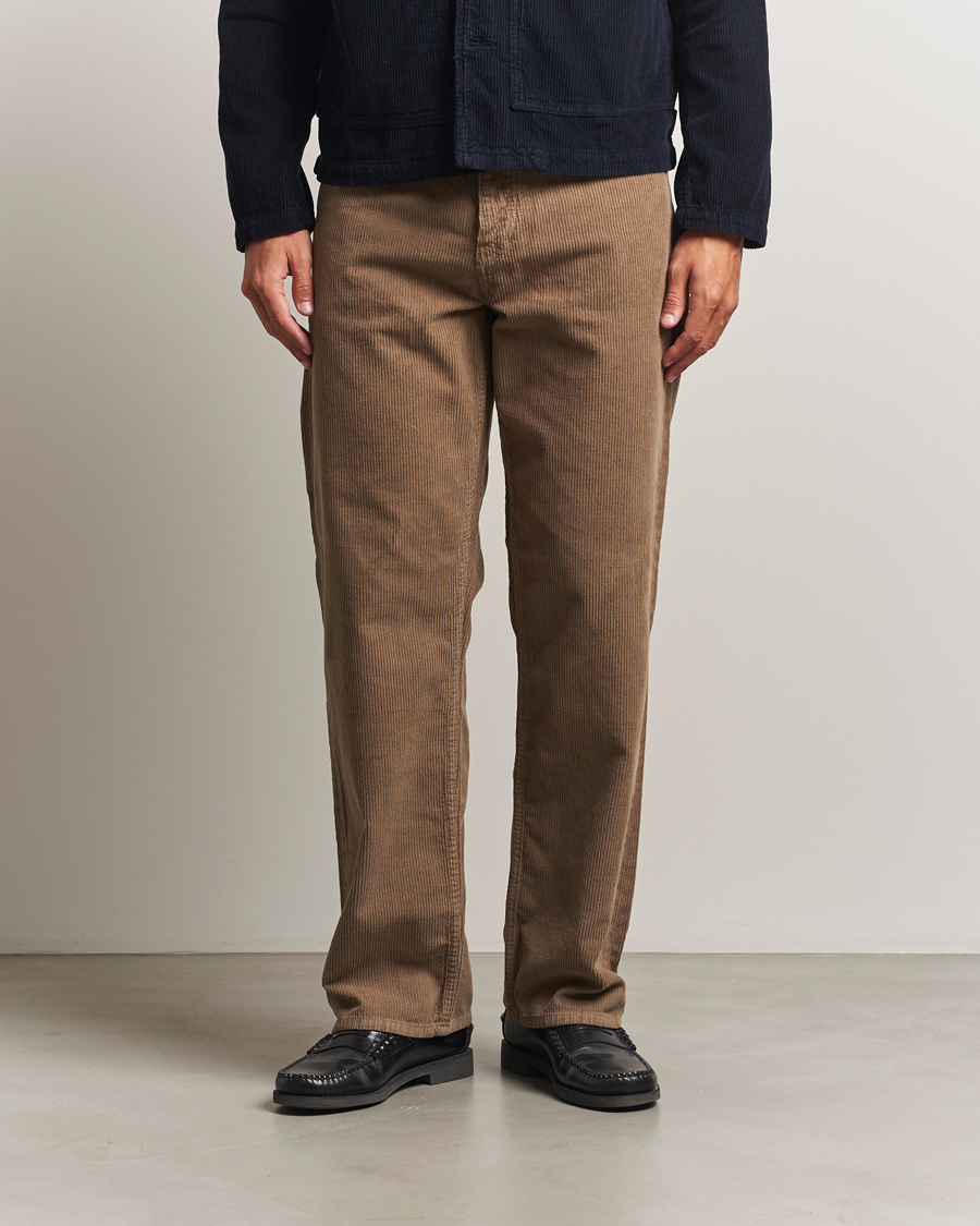 Heren | Broeken | Sunflower | Loose Corduroy Pants Taupe