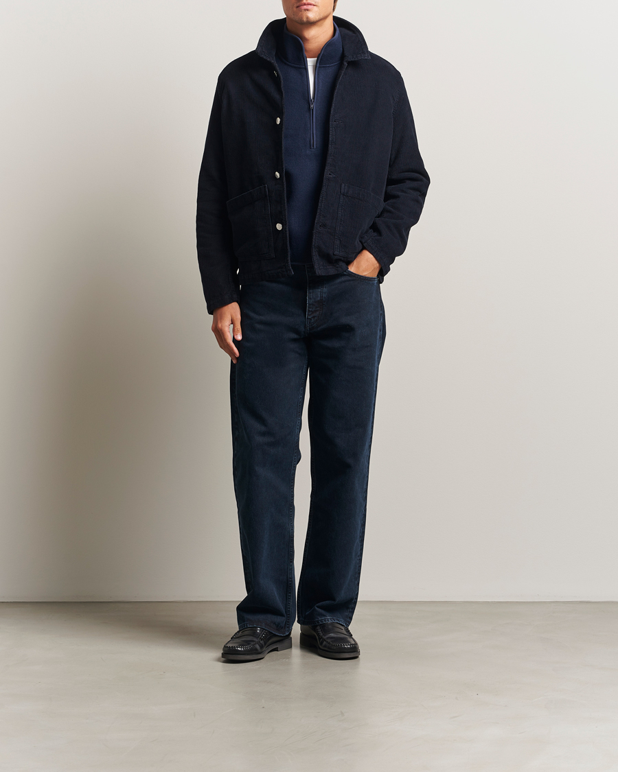 Heren | Jassen | Sunflower | Corduroy Worker Jacket Navy