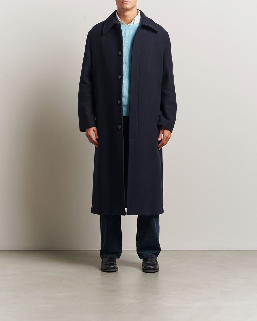 Homme | Manteaux Et Vestes | Sunflower | Wool Winter Coat Navy