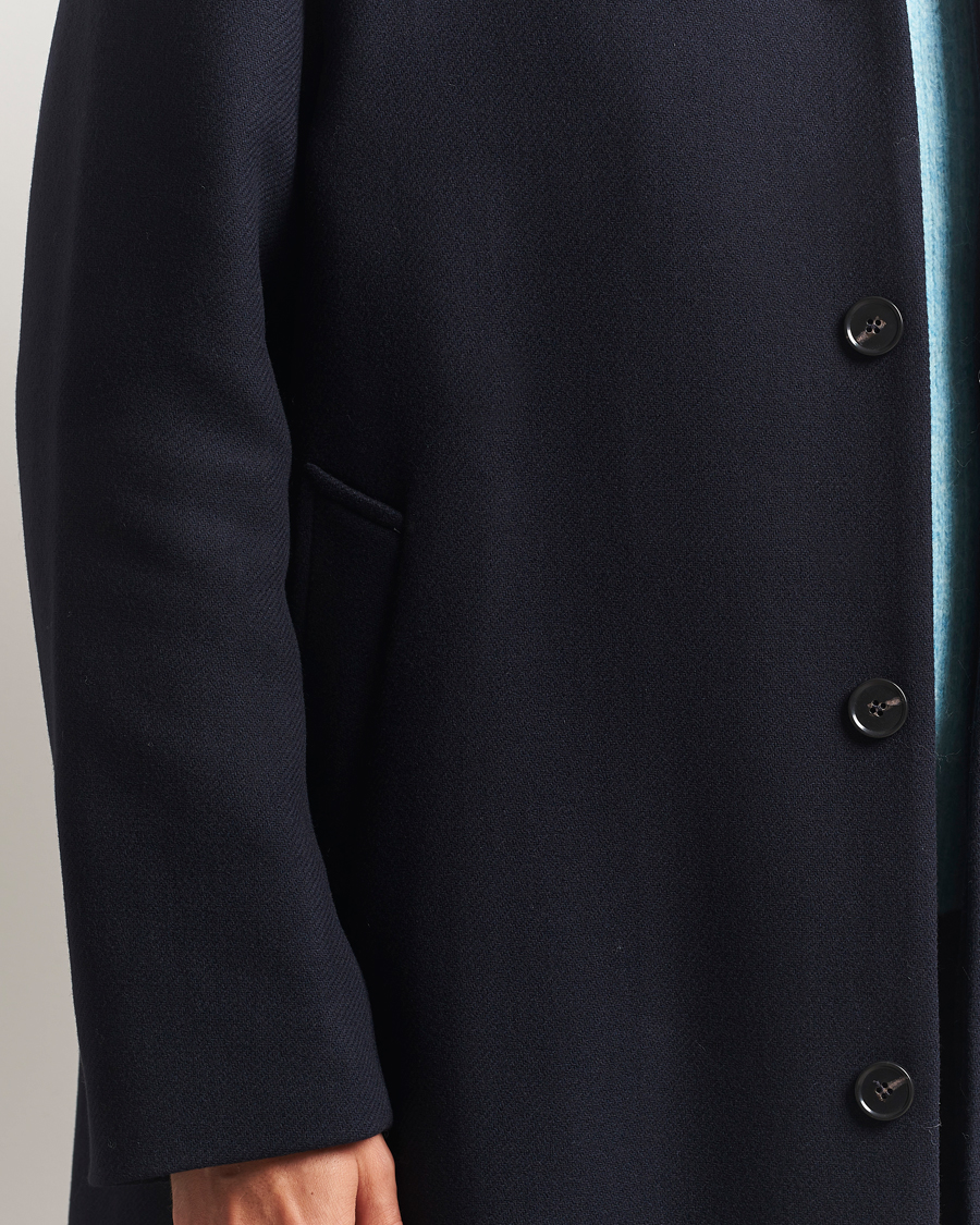 Homme | Manteaux Et Vestes | Sunflower | Wool Winter Coat Navy
