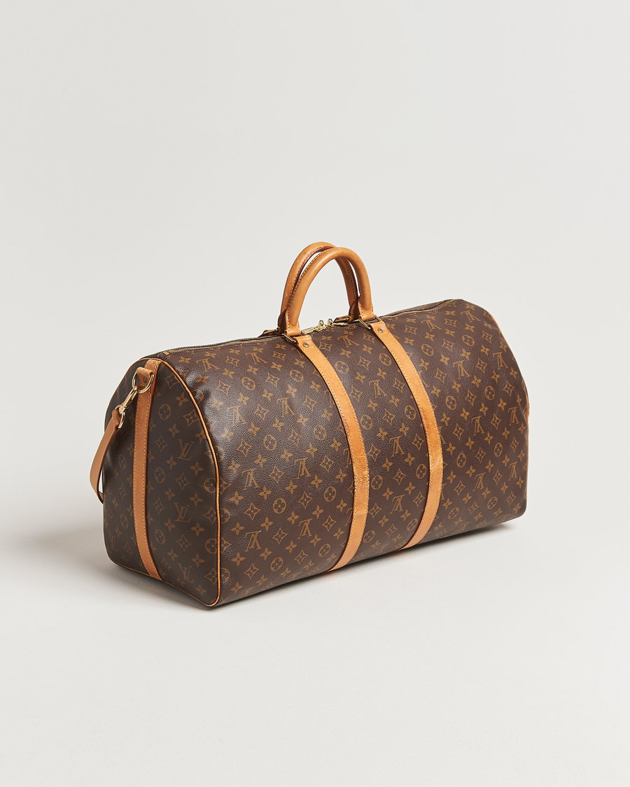 Homme | Pre-Owned & Vintage Bags | Louis Vuitton Pre-Owned | Keepall Bandoulière 55 Monogram