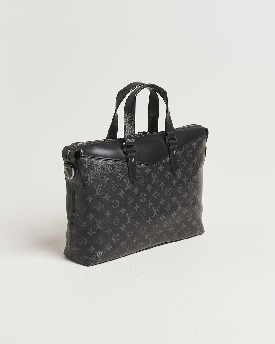 Homme | Pre-Owned & Vintage Bags | Louis Vuitton Pre-Owned | Briefcase Explorer Monogram Eclipse
