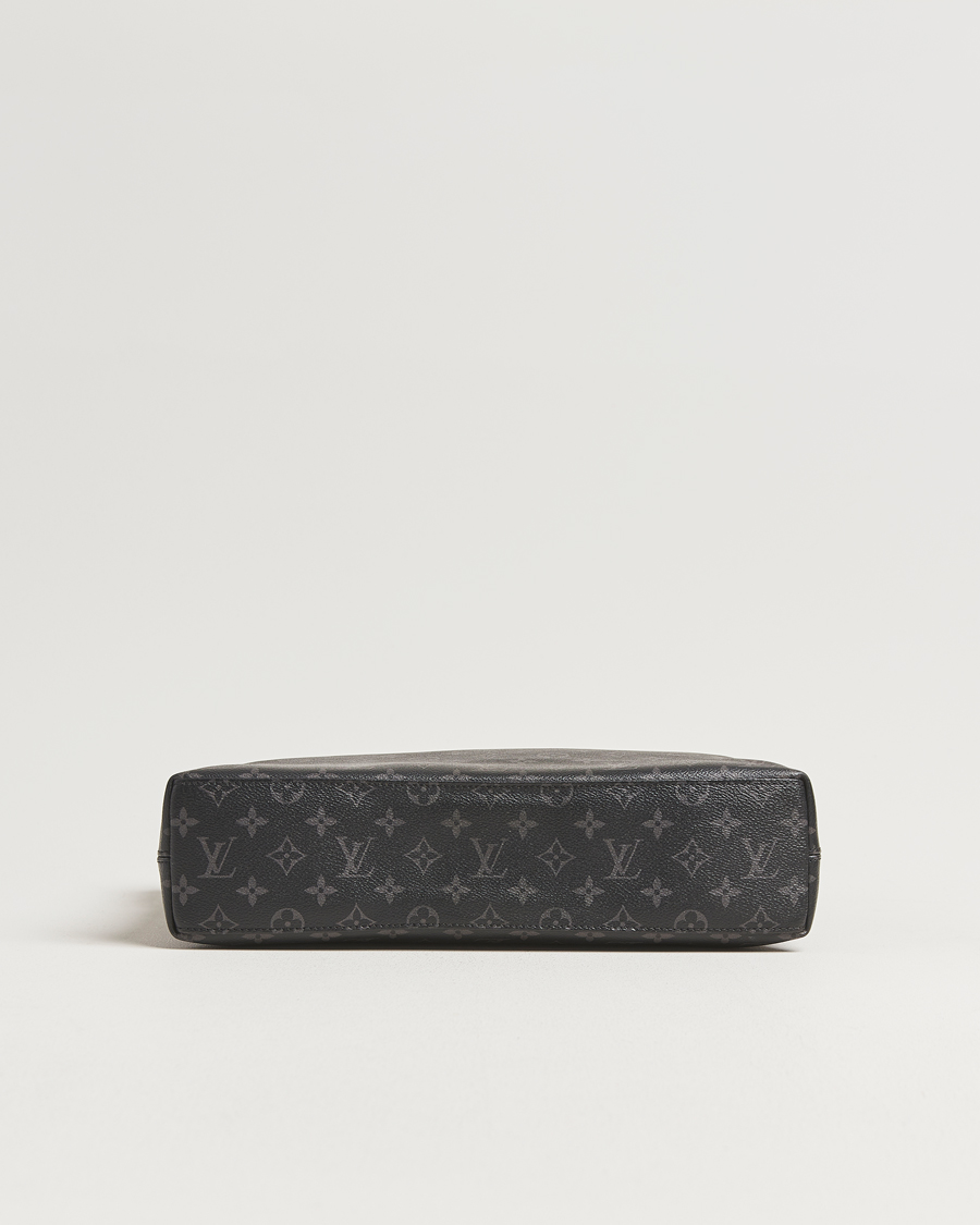 Homme | Pre-Owned & Vintage Bags | Louis Vuitton Pre-Owned | Briefcase Explorer Monogram Eclipse