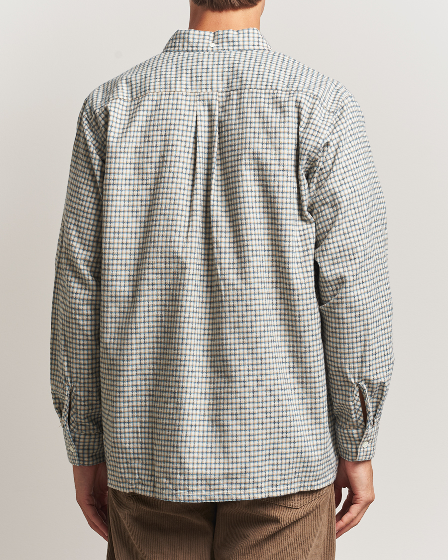 Heren | Overhemden | BEAMS PLUS | Dobby Button Down Shirt White Plaid