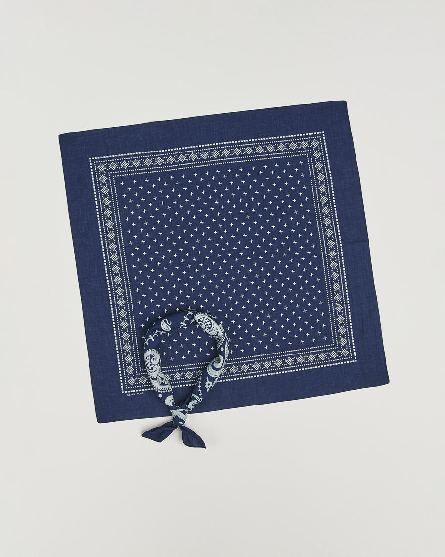 Homme | Pochettes De Costume | BEAMS PLUS | 2-Pack Bandana Set Navy