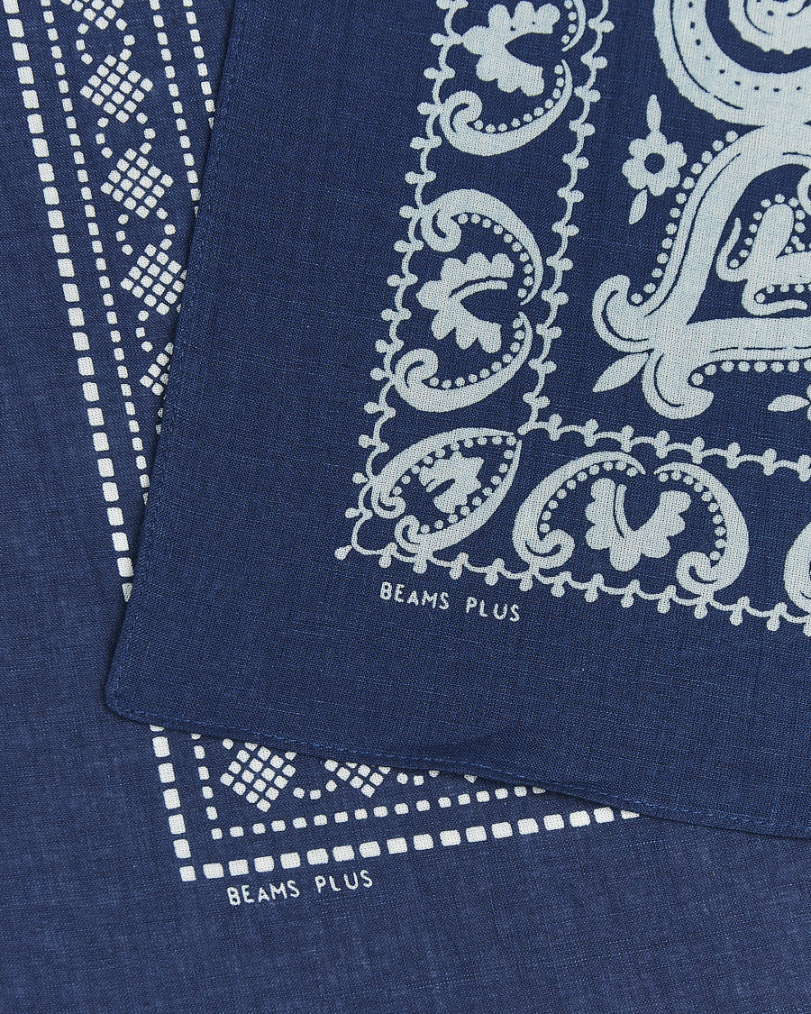 Homme | Pochettes De Costume | BEAMS PLUS | 2-Pack Bandana Set Navy