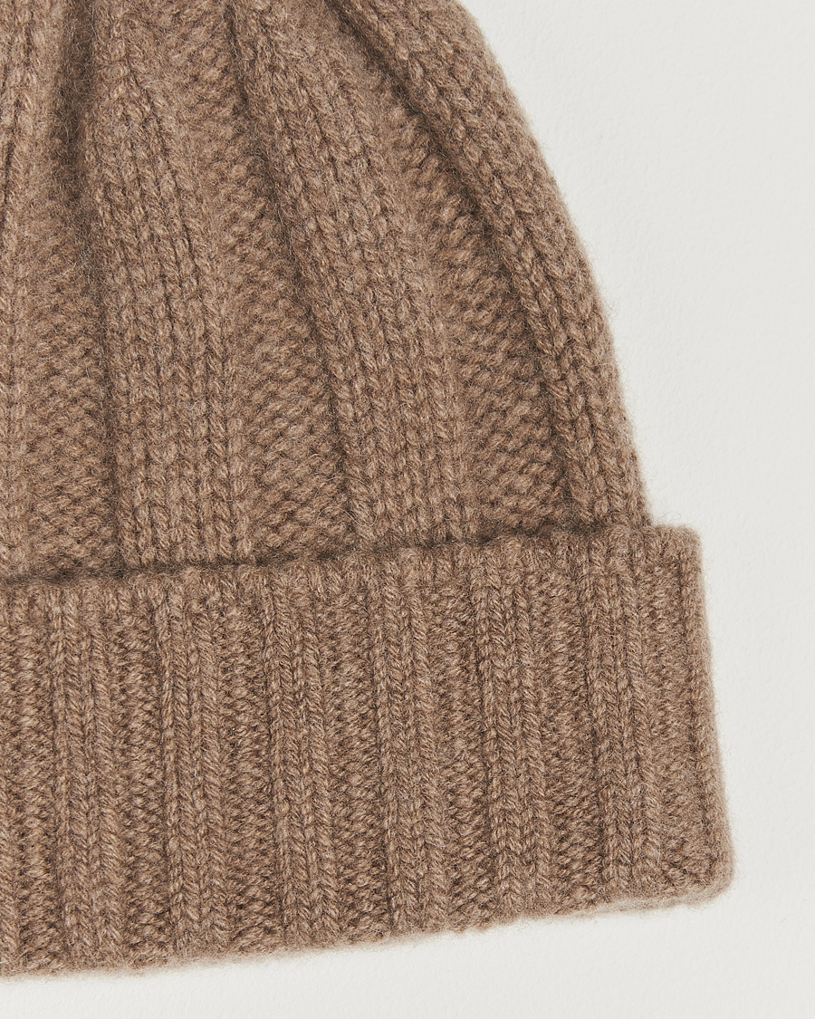 Heren | Mutsen | BEAMS PLUS | Cashmere Rib Beanie Camel