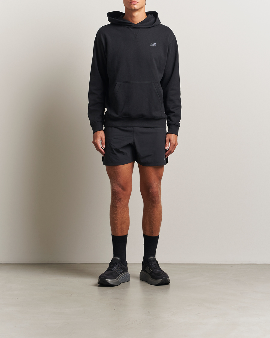 Heren | Truien | New Balance Running | Athletics French Terry Hoodie Black