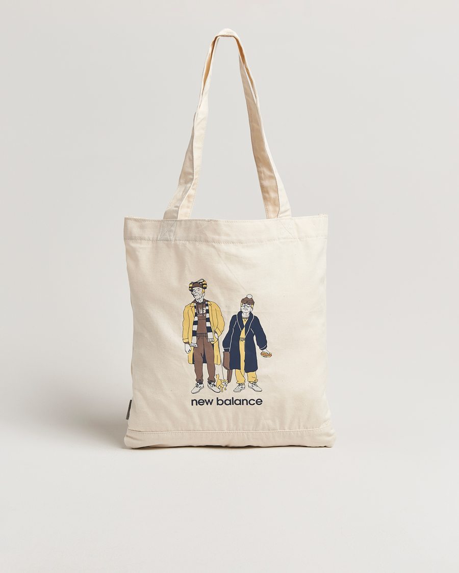 Heren | Tassen | New Balance | Graphic Tote Bag Ecru