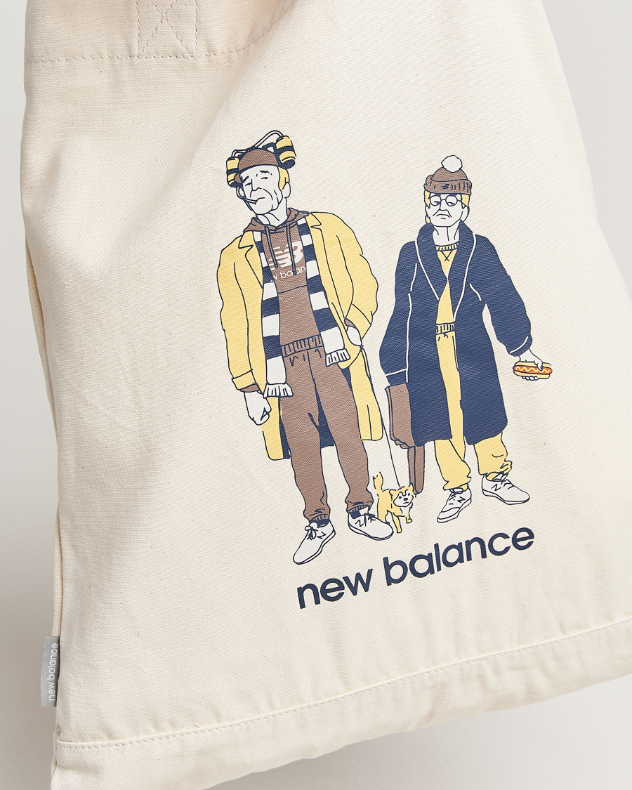 Heren | Tassen | New Balance | Graphic Tote Bag Ecru