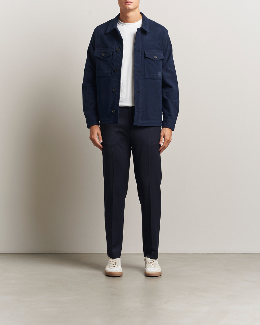 Homme | Manteaux Et Vestes | PS Paul Smith | Cotton Shirt Jacket Blue
